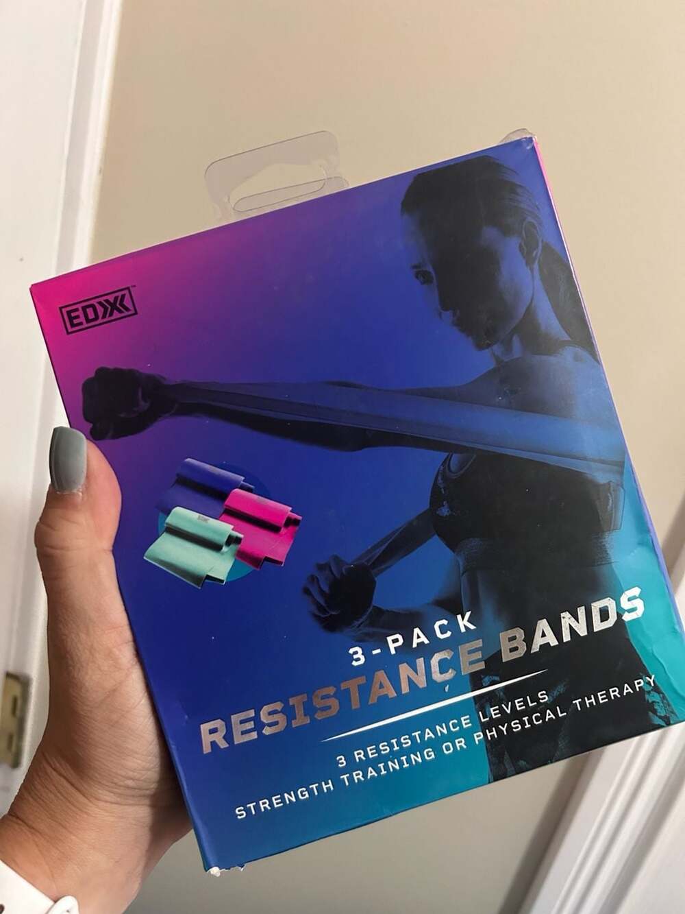 EDX 3-Pack Resistance Bands Set